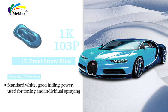 좋은 광택 1K Frost Snow Blue Color 잉크 자동차 코팅 수리 오토 리핀 페인트