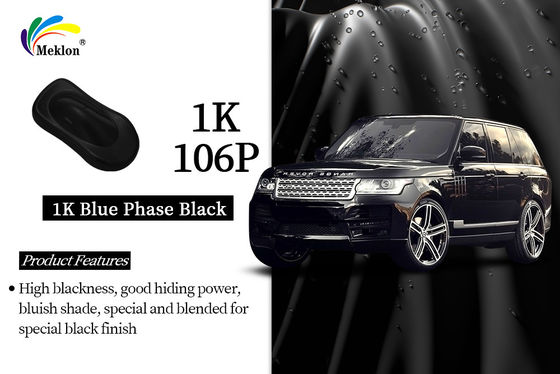 1K 파란색 단계 특수 검은 색 페인트 고 고체 시스템 자동차 수리용 페인트를 자동으로 정비합니다