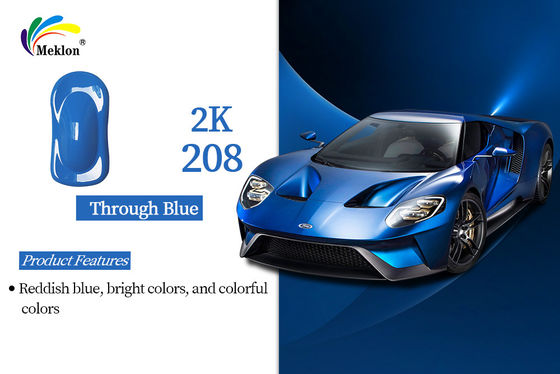 안정적인 2K 자동차 페인트 상층 코트 무해성 알칼리 내성