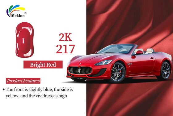 냄새 없는 밝은 빨간색 자동차 페인트 다목적 알칼리 저항성