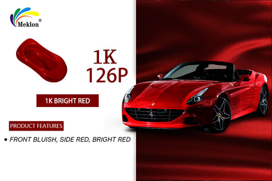 산성 자동차 페인트 베이스 코트 고체 붉은 색 안티 산화