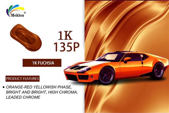 오렌지 붉은 아크릴 선명한 코트 자동차 페인트 방수 비독성