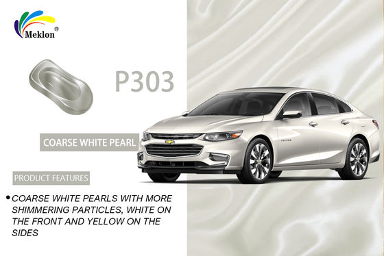 거친 흰색 자동차 진주 페인트 UV 저항 1K 베이스 코트 실용