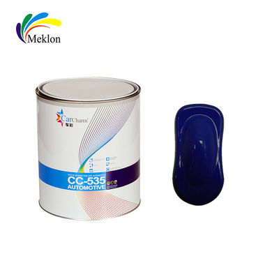1K 자동차 보디 리핀 자동차 페인트 좋은 커버 파워 투명 블루
