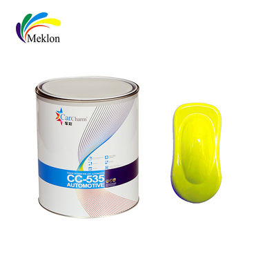 낮은 냄새 농도 자동 기본 코트 보호 레몬 노란색 자동차 페인트