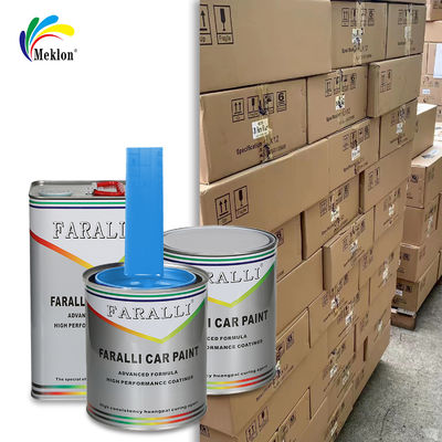 1K 얼음 눈 푸른 반짝이는 아크릴 고체 색상 중고차 차체 수리용 자동차 페인트