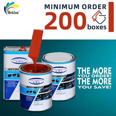 217 레드 코팅 오토 리핀 1K 은 금속 폴리유레탄 자동차 페인트