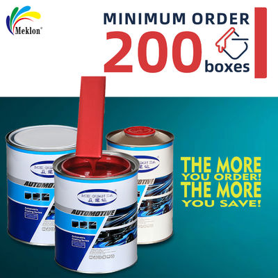 자동차 페인트 색칠 기계 1K 베이스 코트 진주 색상 크리스탈 레드 코팅 금속 자동차 스프레이 페인트