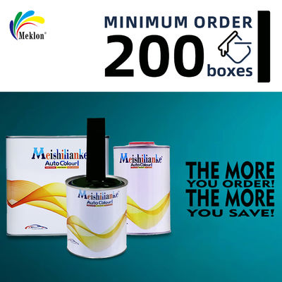 2K 검은색 자동차 페인트 상층 코트 고강도 및 스크래치 저항성