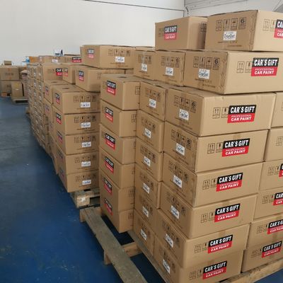 1K 에메랄드 노란색 좋은 접착력 강한 커버 파워 높은 크로마 자동차 페인트 베이스 코트