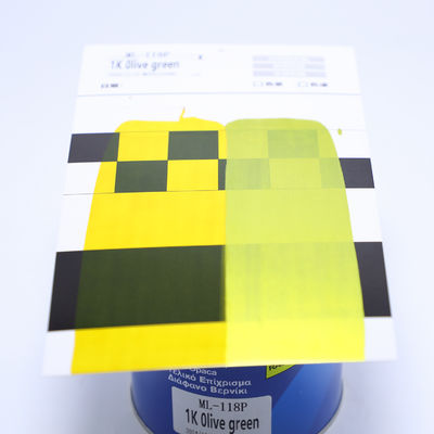 1K 고성능 올리브 녹색 자동차 페인트 스프레이 액체 레이팅