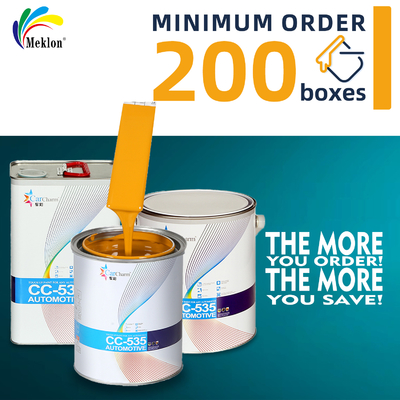 고성능 빠른 건조 아크릴 햇빛 노란색 UV - 자동차 페인트