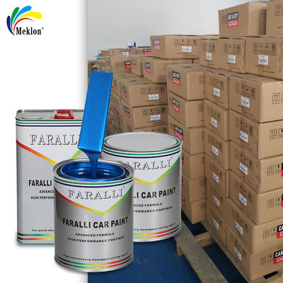 고 광택 착용 저항성 및 UV 저항성 밝은 파란색 자동차 수리 페인트