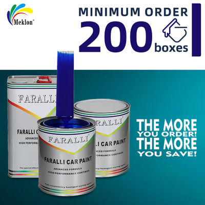 자동차 스프레이 페인팅의 원본 공장 색상과 일치하는 빠른 건조 및 효율적인 심 파란색 금속 페인트