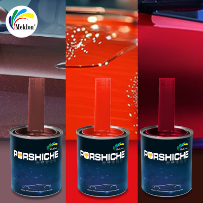Meklon 고속 건조 레드 자동차 페인트 - 고광택 UV 저항