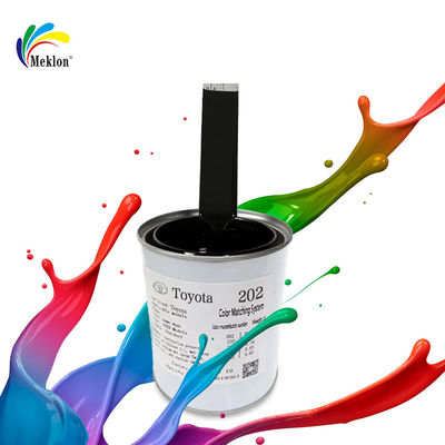 금속 표면에 대한 고 광택 검정 1K 수리 페인트