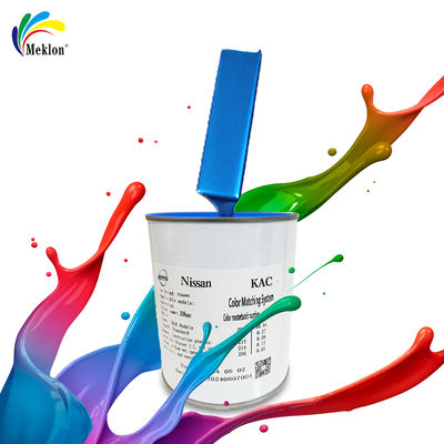 고 포화성 금속 반짝이는 파란색 자동차 페인트