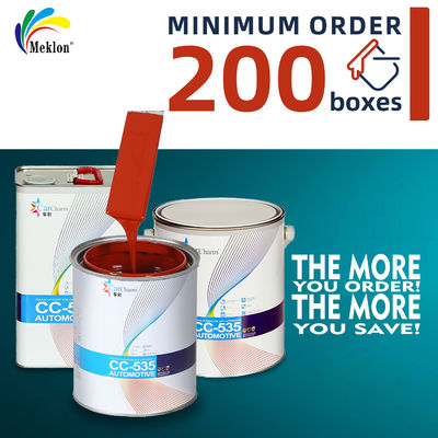 원래 공장과 일치하는 자외선 차단 효율적인 속건성 방염 레드 자동차 페인트