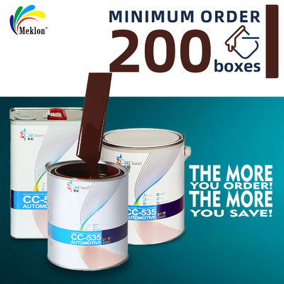 환경 친화적 인 낮은 VOC 높은 광택과 UV 저항력있는 갈색 자동차 페인트