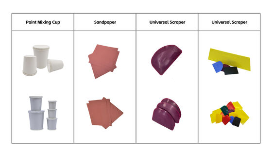 다양한 종류의 자동차 페인트 및 미용 액세서리 선택 가능