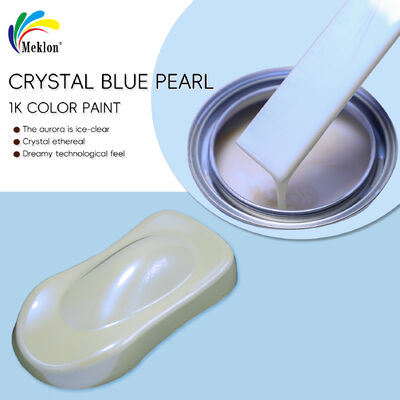 High Gloss Crystal Blue Pearl Acrylic Automotive Car Refinish Paint Weather Resistant Car Paint for Car Repair