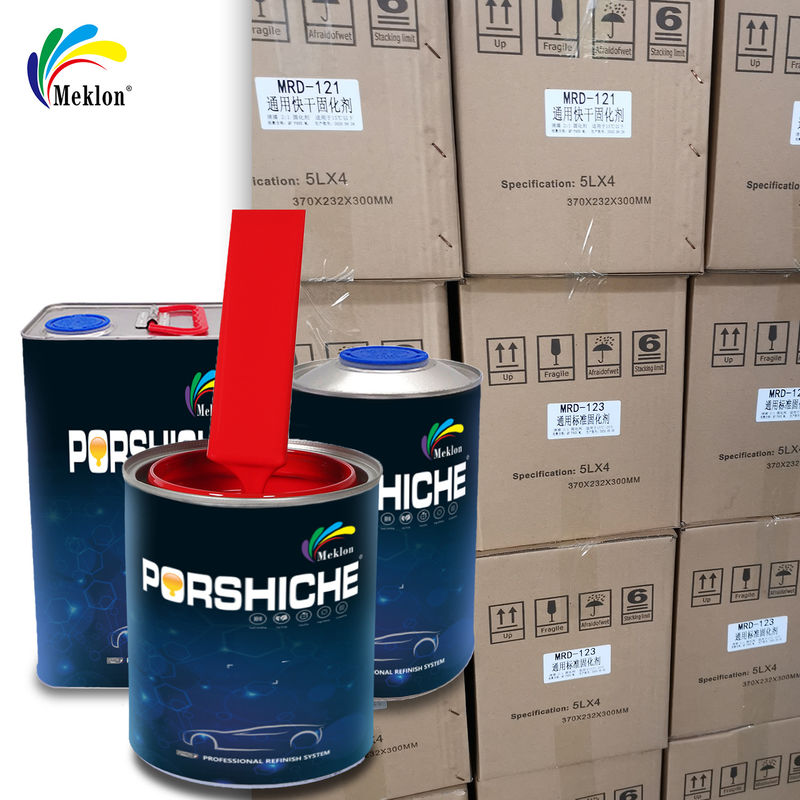 ISO MSDS 자동차 페인트 상층 코트 냄새 없는 빨간색 주황색 환경 친화적인 자동차 페인트