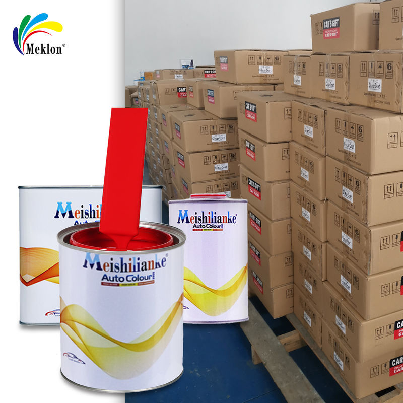 2K 오렌지 차 페인트 상층 코트로 자동차를 보호하여 색상 향상 및 보호 및 자동차 수리를 위해