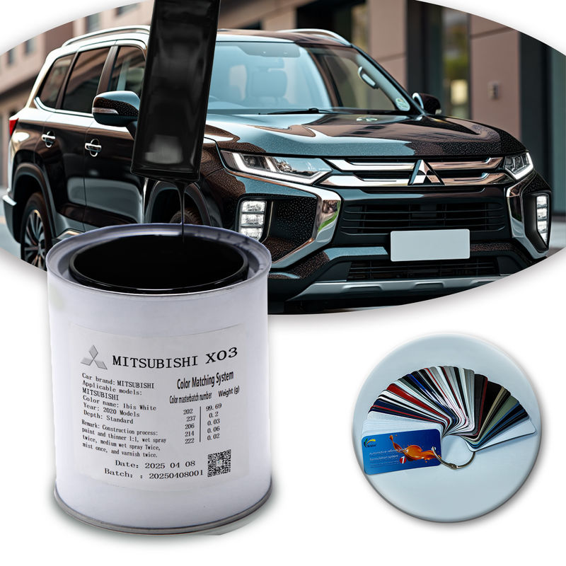자동차 페인트를 고칠 수 있습니다. MITSUBISHI X03 1K 블랙 진주 액릴 페인트
