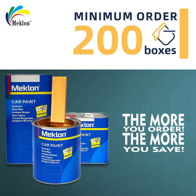 자동차 페인트 색상은 맞춤 제작되어 전 세계적으로 판매될 수 있습니다.