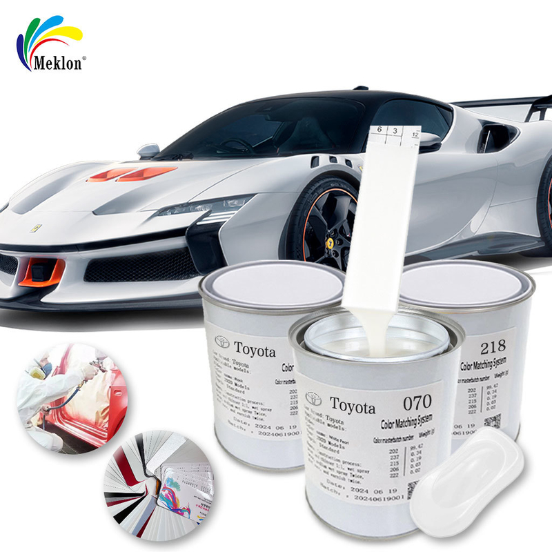 070 스파클링 펄 화이트 자동차 페인트 OEM 색상 매치