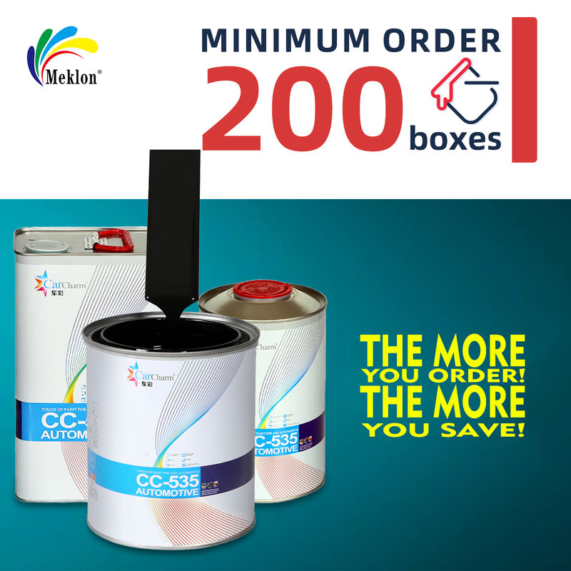 핫 셀링 하이 글로스 및 가성비 좋은 콜드 블랙 자동차 페인트