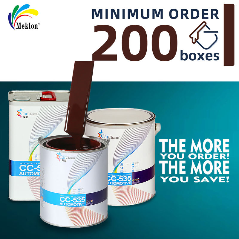 환경 친화적 인 낮은 VOC 높은 광택과 UV 저항력있는 갈색 자동차 페인트