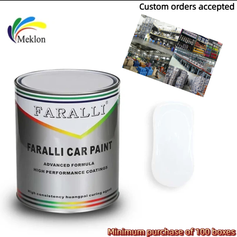 핫 판매 아크릴 자동차 페인트 액정 자동차 페인트 세라믹 코팅 순수 흰 자동차 페인트