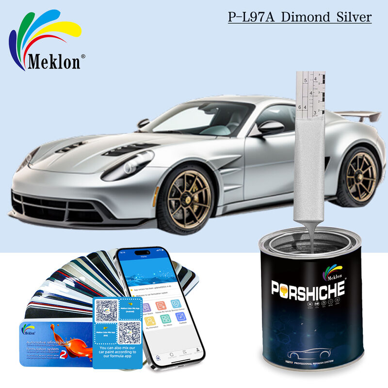 냄새 없는 실용적인 금속 색상 자동차 페인트 SGS 은색 스프레이 페인트 자동차