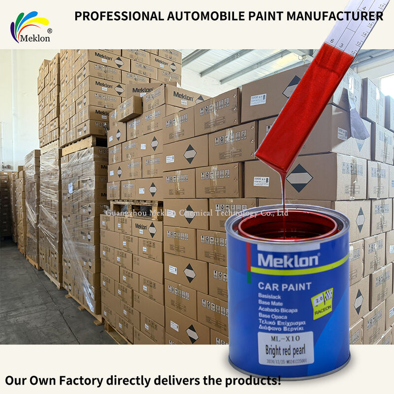 메클론 밝은 붉은 진주 높은 크로마 스크래치 내성 자동차 수리를 위한 자동차 페인트