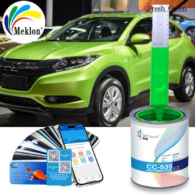 내구성이 뛰어나고 무해하며 밝은 녹색의 자동차 페인트, 방수, 혼합 완료된 자동차 스프레이 페인트