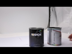 2K 검은색 자동차 페인트 상층 코트 고강도 및 스크래치 저항성