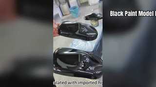 검정색 페인트 모델 효과 표시